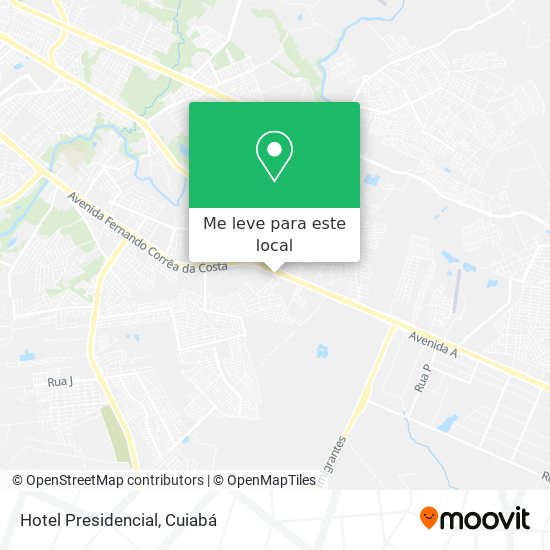 Hotel Presidencial mapa