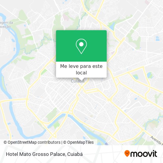 Hotel Mato Grosso Palace mapa