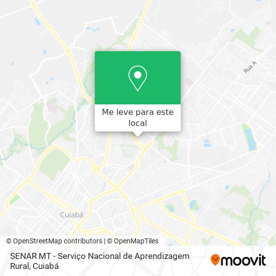 SENAR MT - Serviço Nacional de Aprendizagem Rural mapa