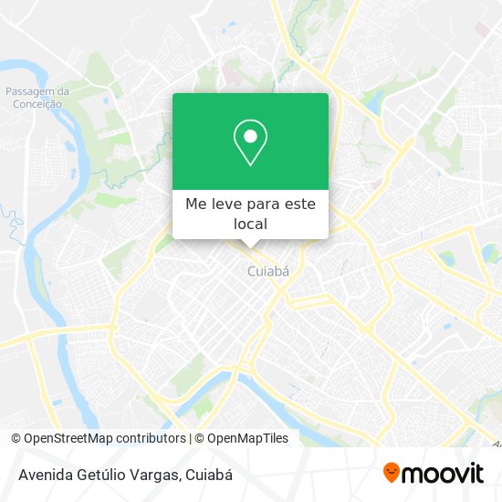 Avenida Getúlio Vargas mapa