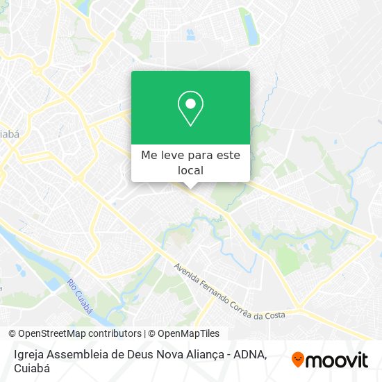 Igreja Assembleia de Deus Nova Aliança - ADNA mapa