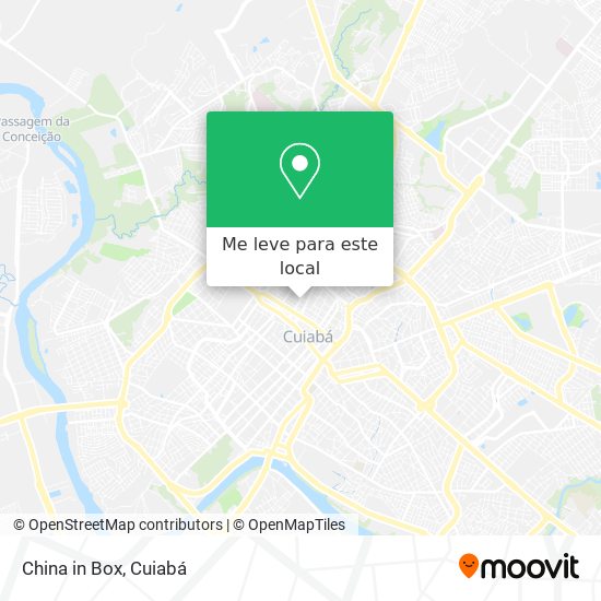 China in Box mapa