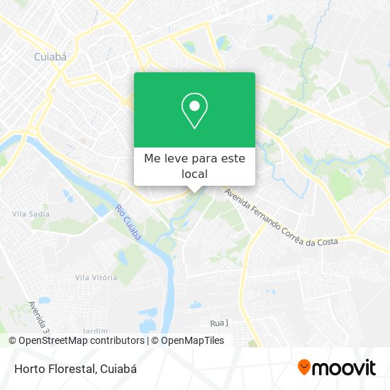 Horto Florestal mapa