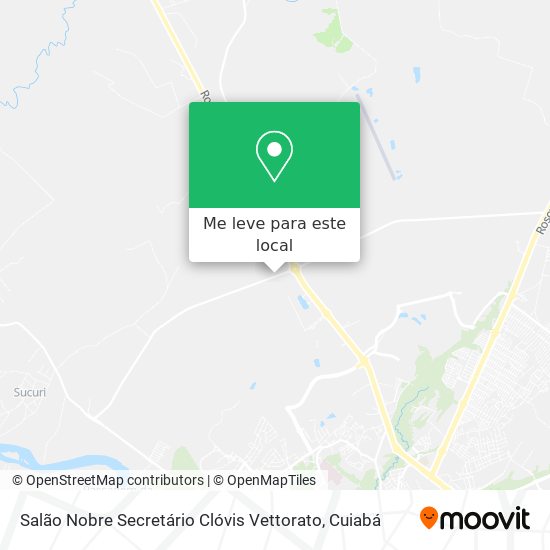 Salão Nobre Secretário Clóvis Vettorato mapa