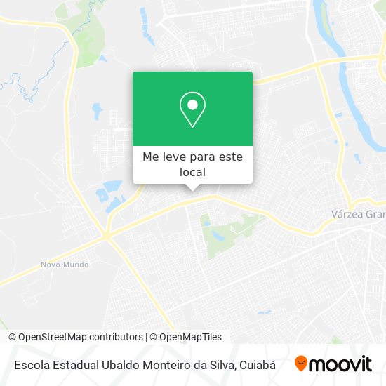 Escola Estadual Ubaldo Monteiro da Silva mapa