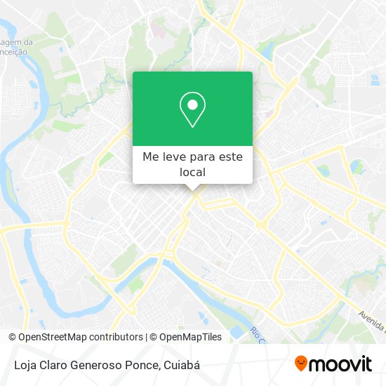Loja Claro Generoso Ponce mapa