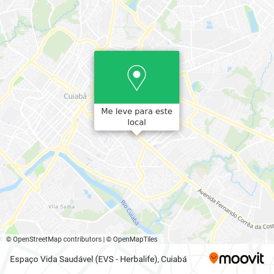 Espaço Vida Saudável (EVS - Herbalife) mapa