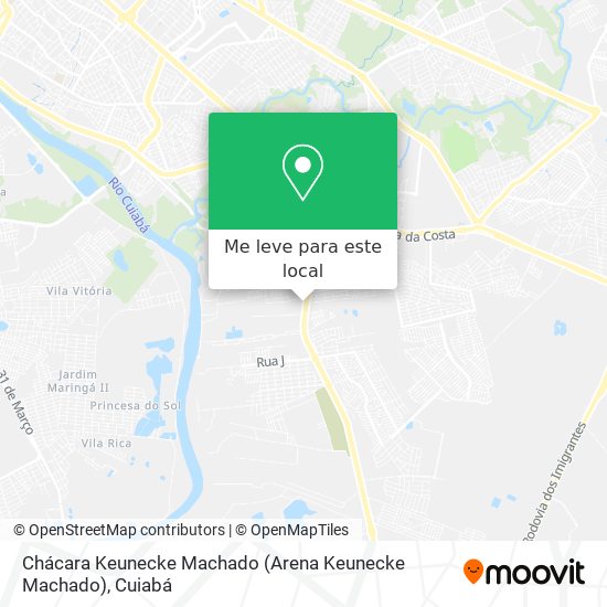 Chácara Keunecke Machado (Arena Keunecke Machado) mapa