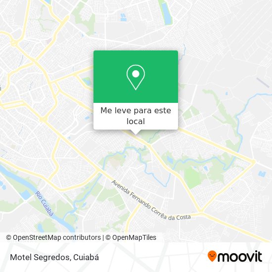 Motel Segredos mapa