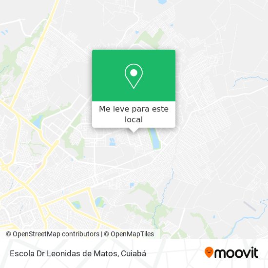 Escola Dr Leonidas de Matos mapa