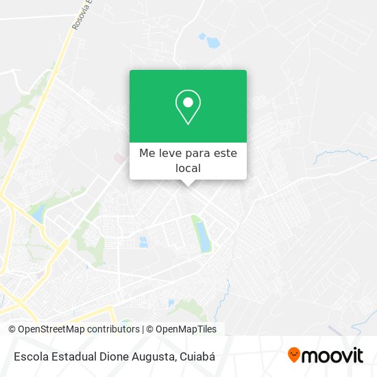 Escola Estadual Dione Augusta mapa