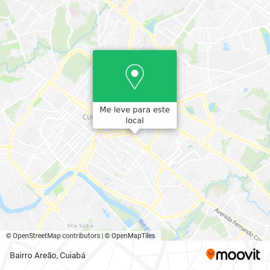 Bairro Areão mapa
