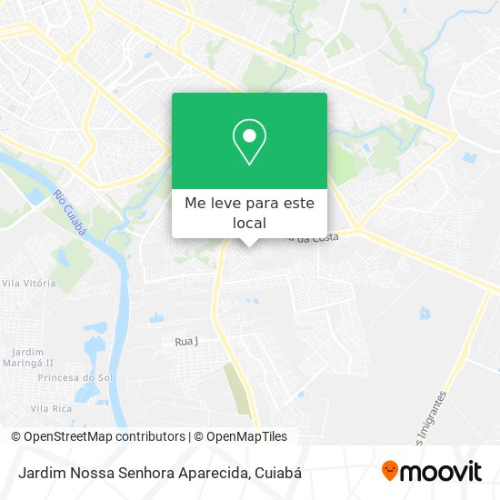 Jardim Nossa Senhora Aparecida mapa