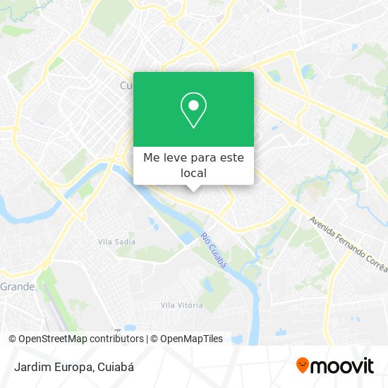 Jardim Europa mapa