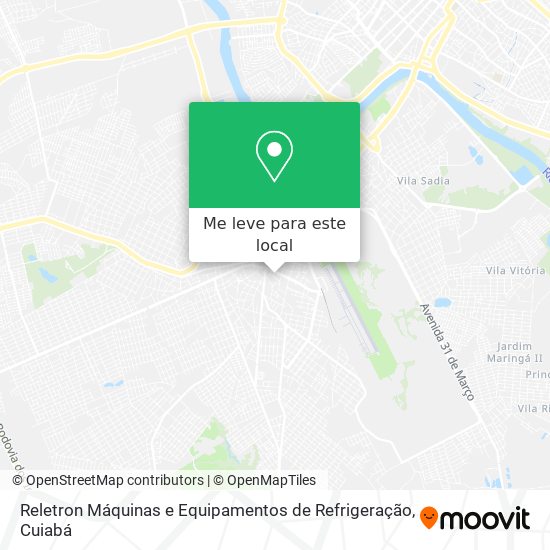 Reletron Máquinas e Equipamentos de Refrigeração mapa