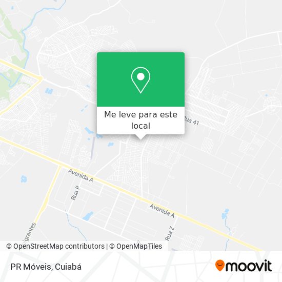PR Móveis mapa
