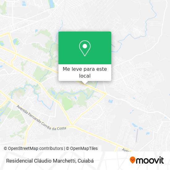 Residencial Cláudio Marchetti mapa