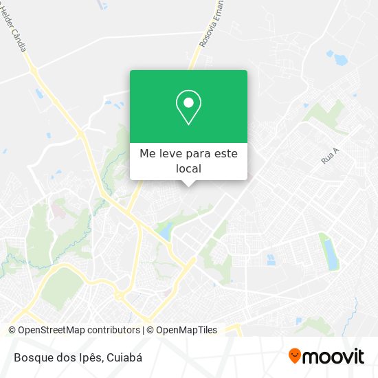 Bosque dos Ipês mapa