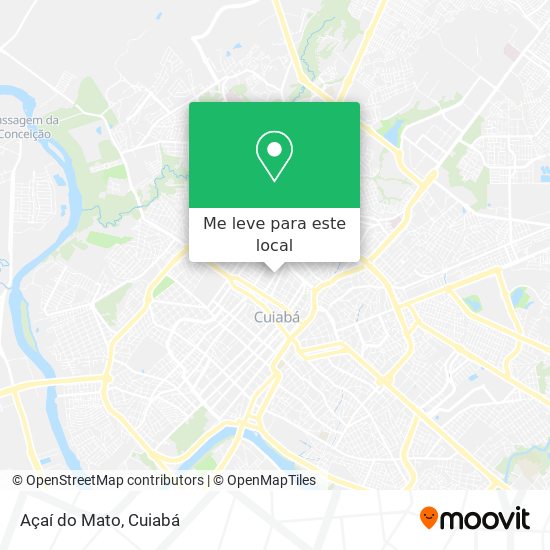 Açaí do Mato mapa