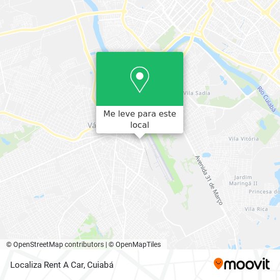 Localiza Rent A Car mapa