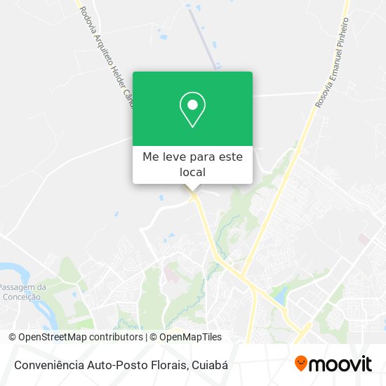 Conveniência Auto-Posto Florais mapa
