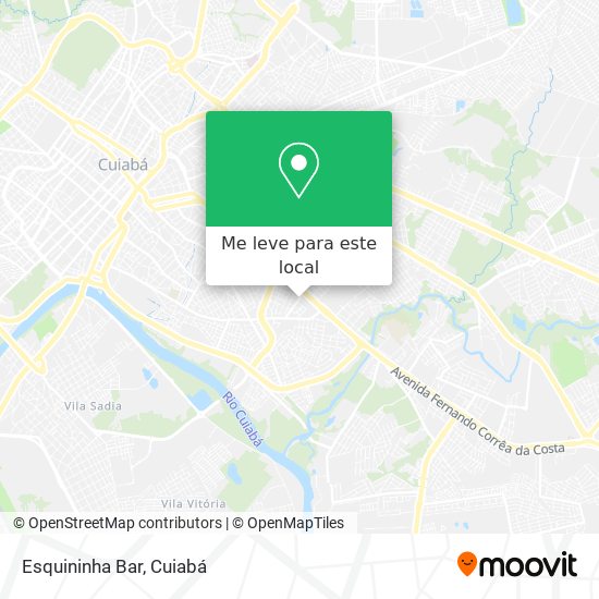 Esquininha Bar mapa