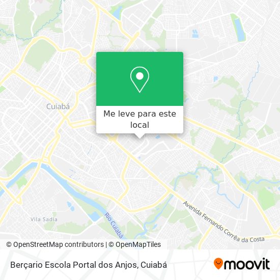 Berçario Escola Portal dos Anjos mapa