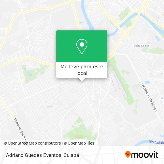 Adriano Guedes Eventos mapa