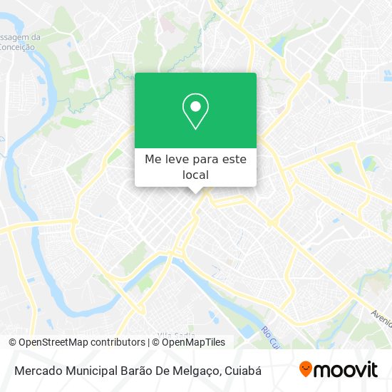 Mercado Municipal Barão De Melgaço mapa