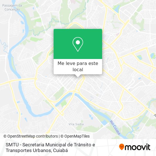 SMTU - Secretaria Municipal de Trânsito e Transportes Urbanos mapa