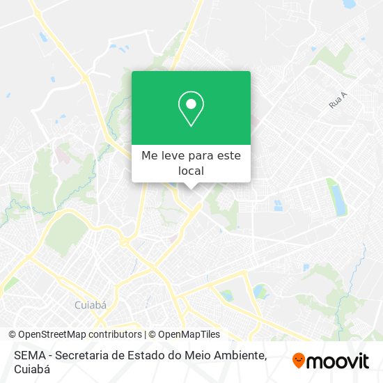 SEMA - Secretaria de Estado do Meio Ambiente mapa