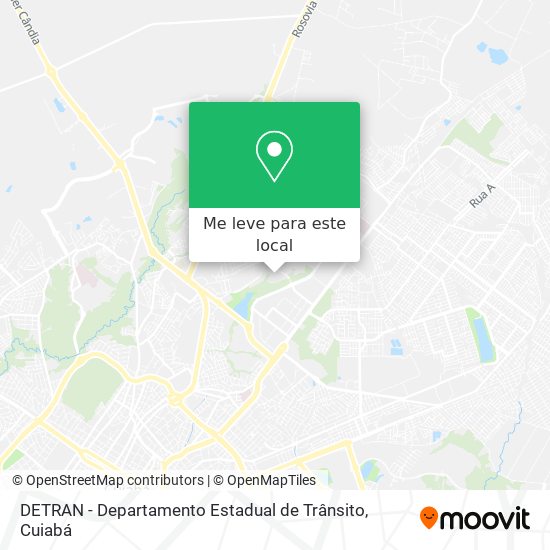 DETRAN - Departamento Estadual de Trânsito mapa
