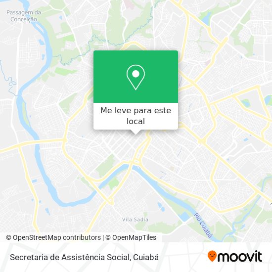 Secretaria de Assistência Social mapa