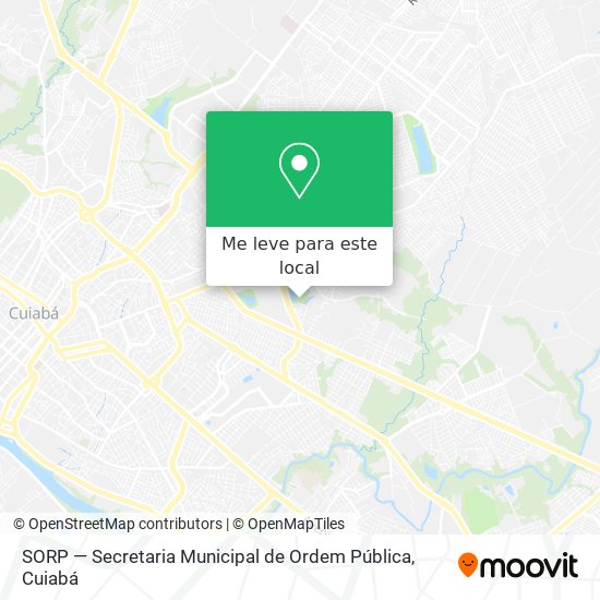 SORP — Secretaria Municipal de Ordem Pública mapa
