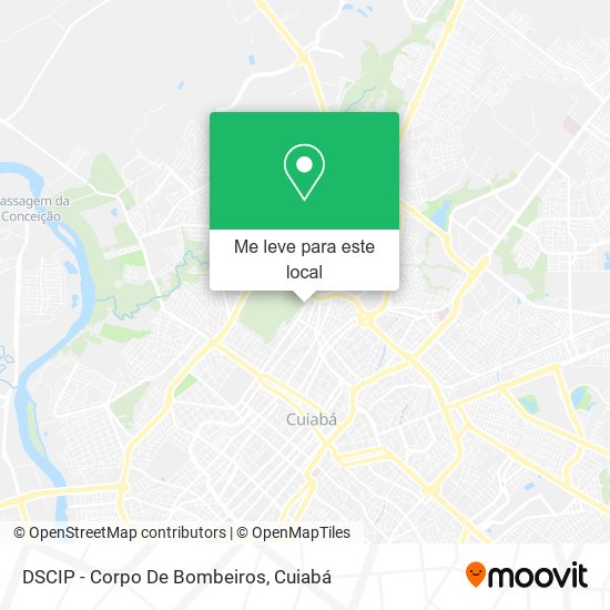 DSCIP - Corpo De Bombeiros mapa