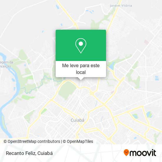 Recanto Feliz mapa