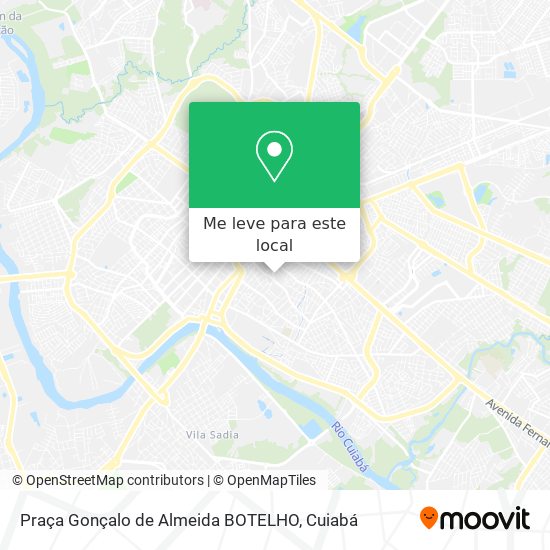 Praça Gonçalo de Almeida BOTELHO mapa