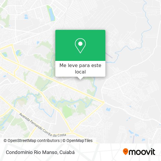 Condomínio Rio Manso mapa
