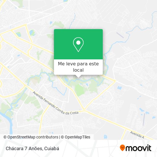 Chácara 7 Anões mapa