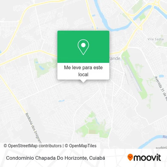 Condomínio Chapada Do Horizonte mapa