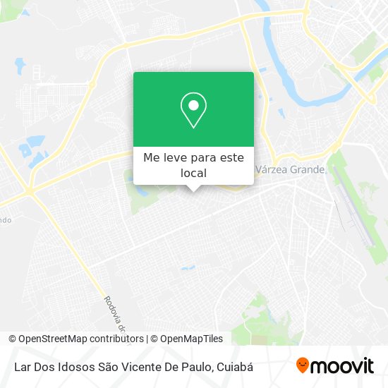 Lar Dos Idosos São Vicente De Paulo mapa