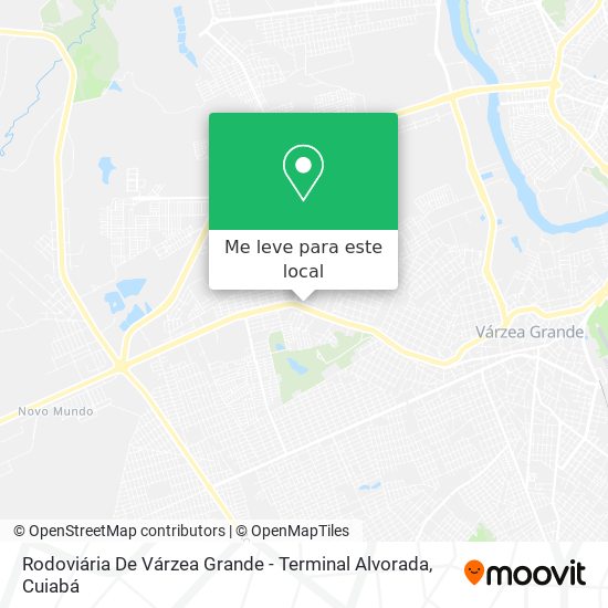 Rodoviária De Várzea Grande - Terminal Alvorada mapa