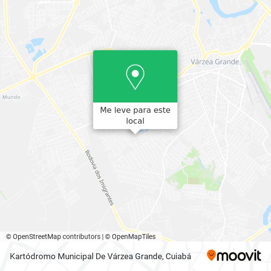 Kartódromo Municipal De Várzea Grande mapa