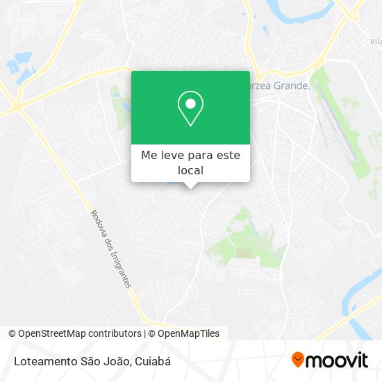 Loteamento São João mapa