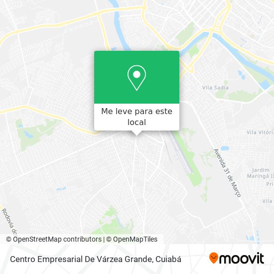Centro Empresarial De Várzea Grande mapa