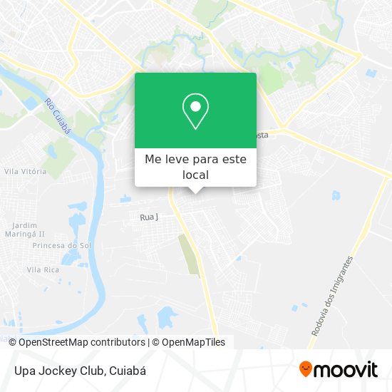 Upa Jockey Club mapa