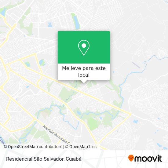 Residencial São Salvador mapa