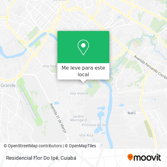Residencial Flor Do Ipê mapa