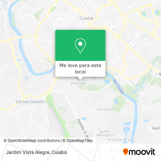 Jardim Vista Alegre mapa