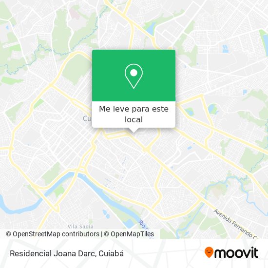 Residencial Joana Darc mapa